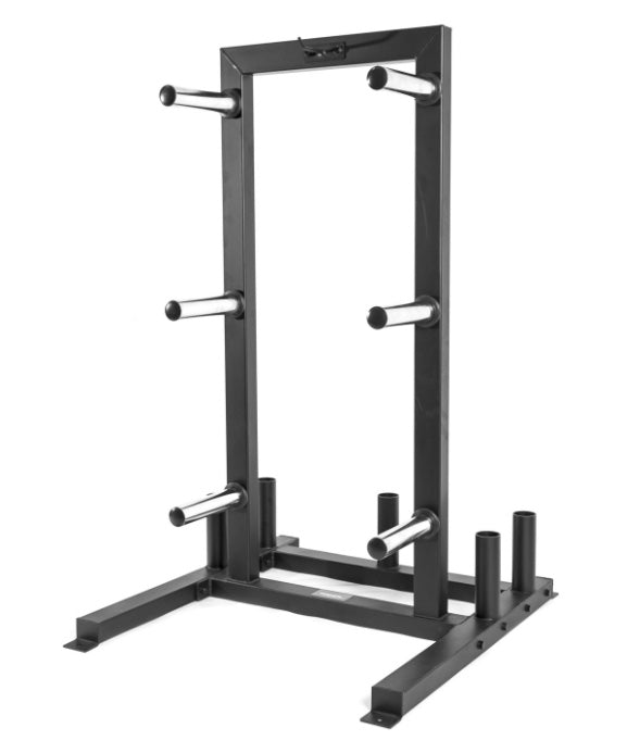 Primal Strength Stealth Commercial Fitness Olympic Disc & Barbell Rack (Matte Nero)