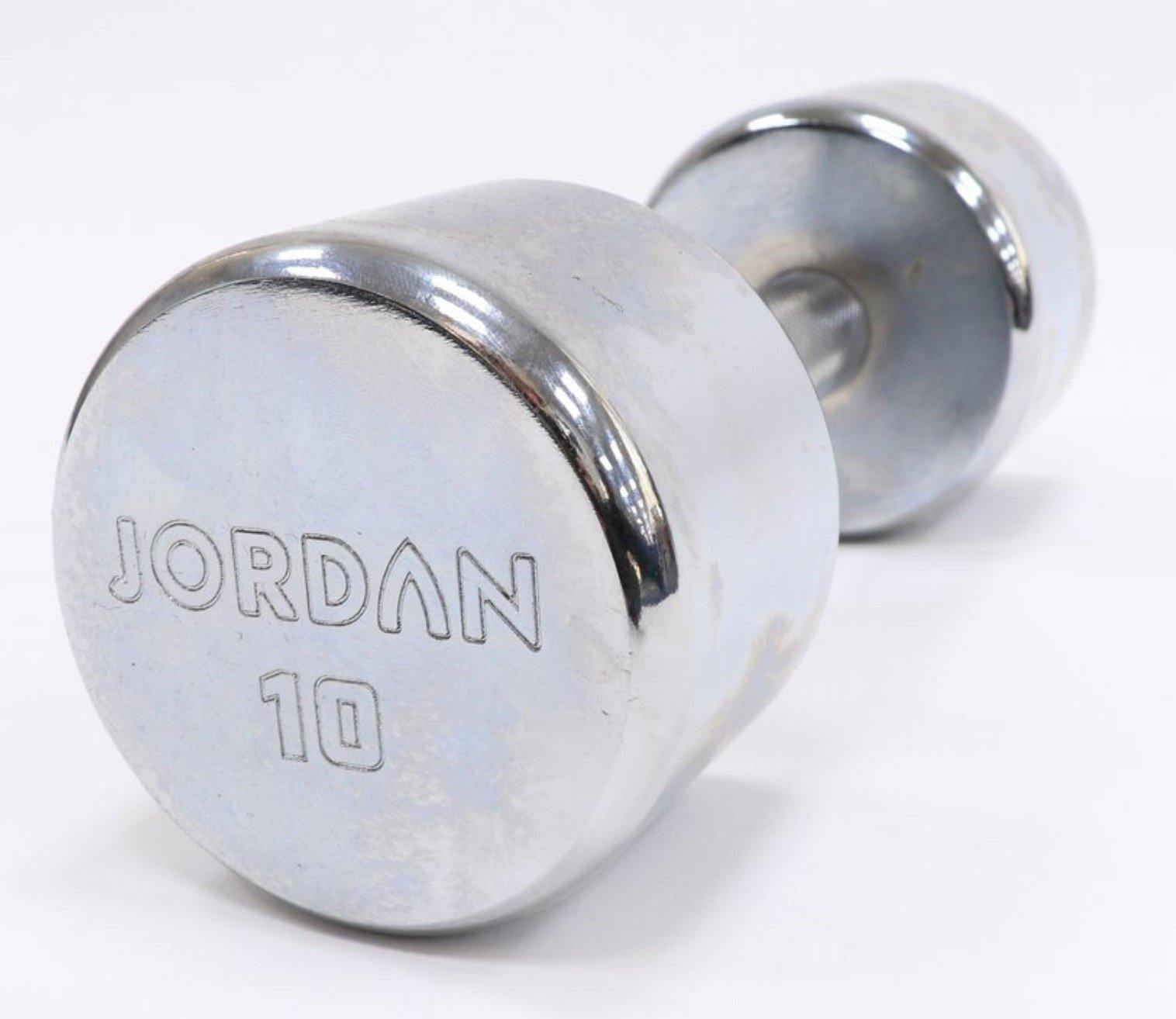 Jordan Chrome Dumbbell set 1-10kg with Rack