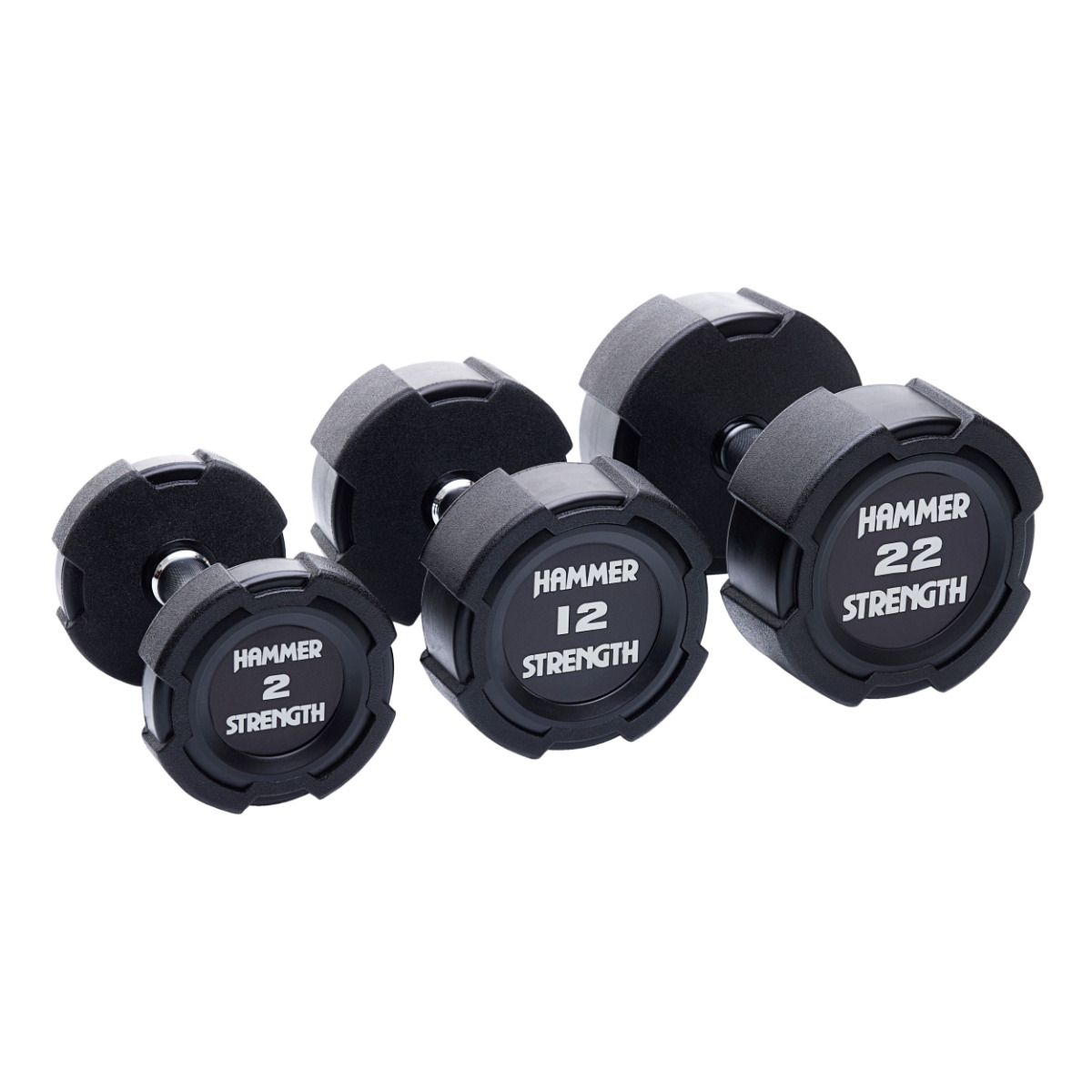 Hammer Strength Urethane Dumbbells - Pairs