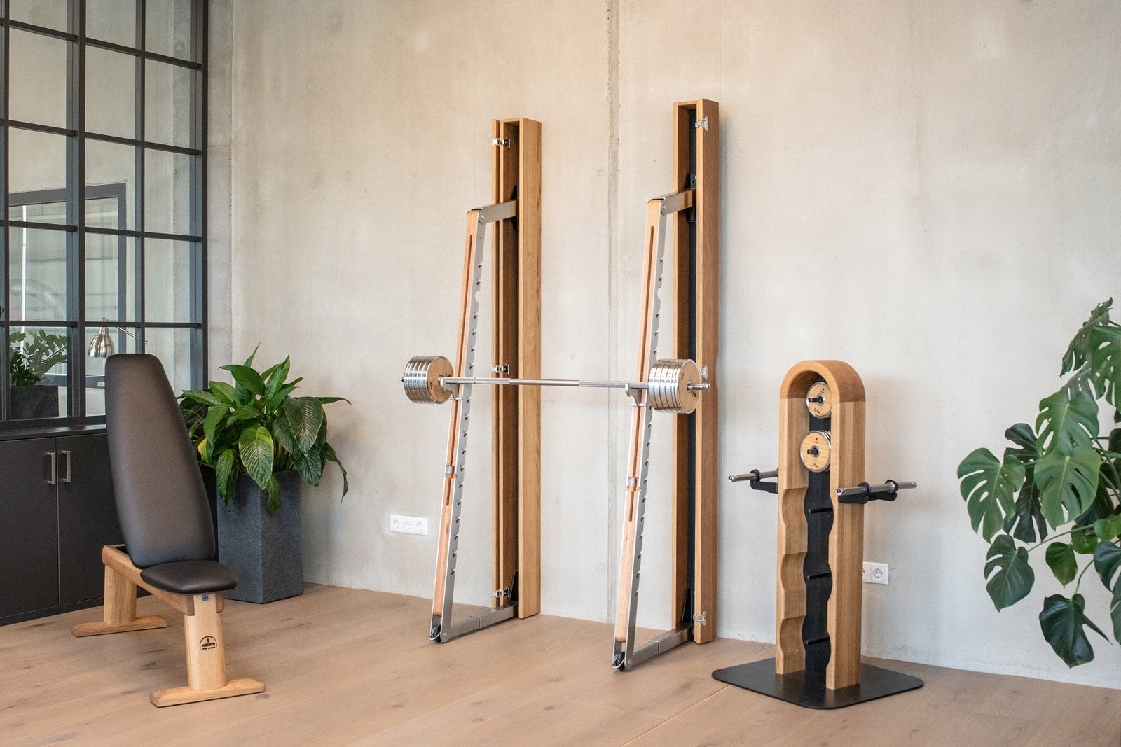 Maximising space for a small home gym design  