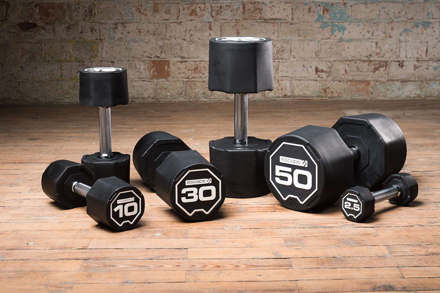 back training with dumbbells  