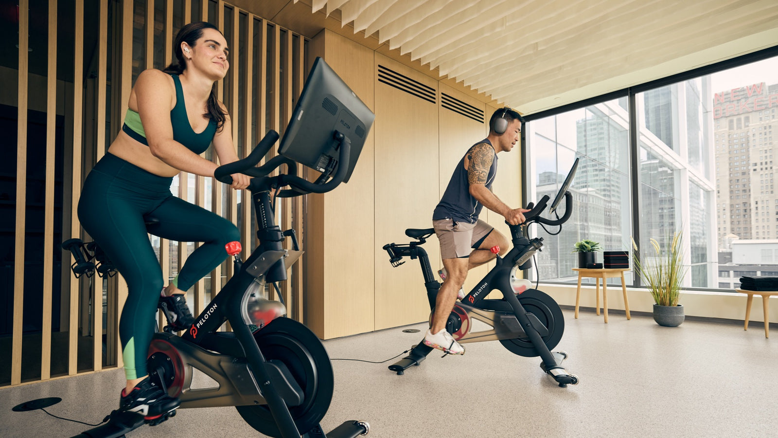 Peloton Riding Launching Peloton for Business - Bike & Rower - Training Station