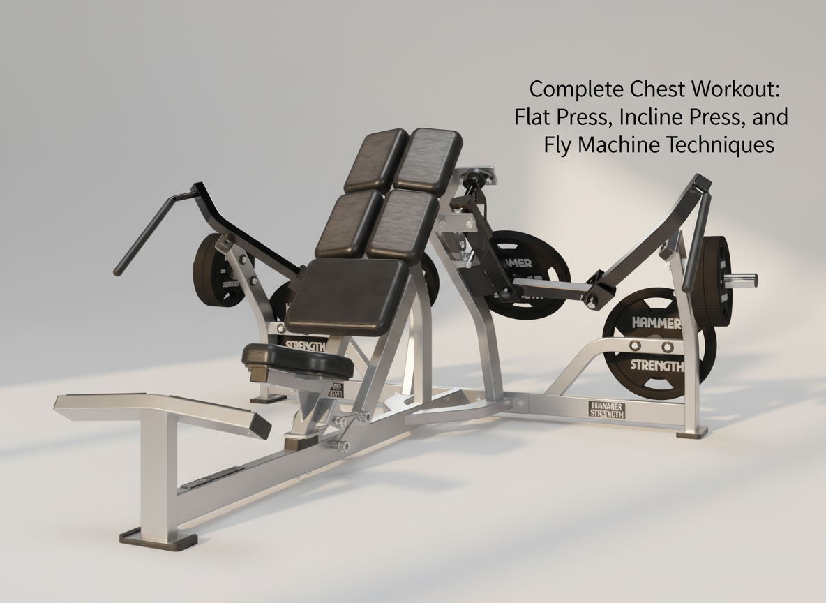 Complete Chest Workout: Flat Press, Incline Press, and Fly Machine Techniques