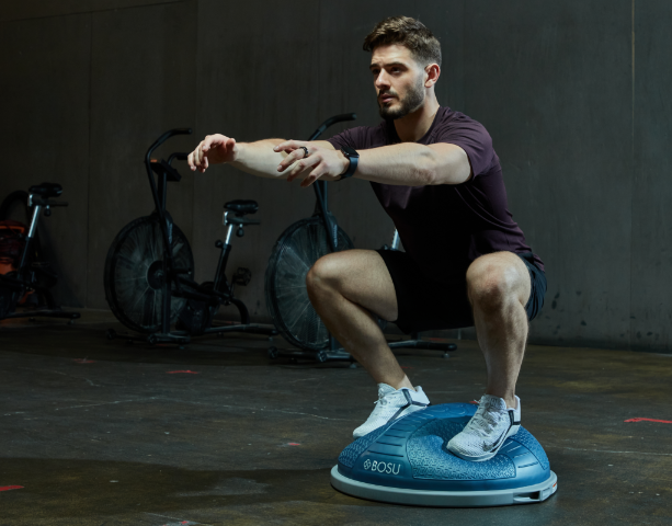 Bosu ball exercises for balance