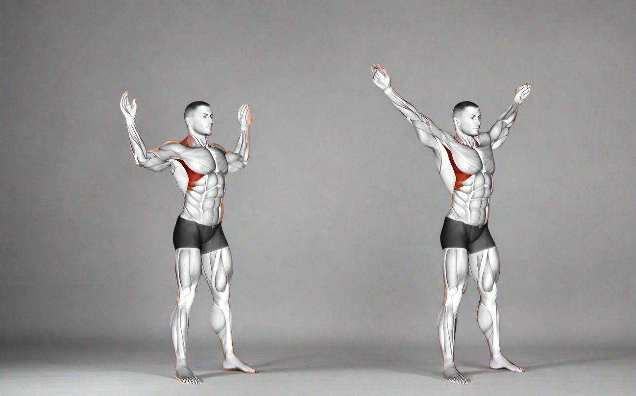 rhomboid stretch posture correction diagram