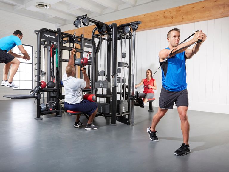 Life fitness synergy exercises  