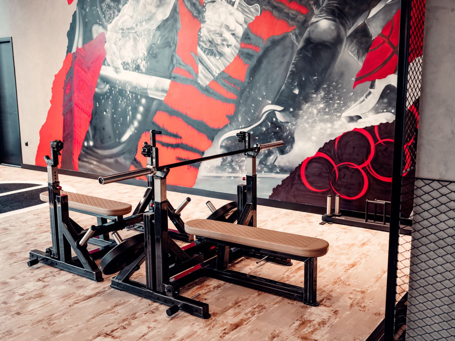 Watson bench and  bar for compound exercises  