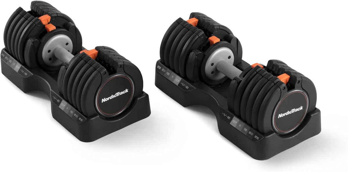 NordicTrack 25 kg Select-A-Weight Adjustable Dumbbell Set