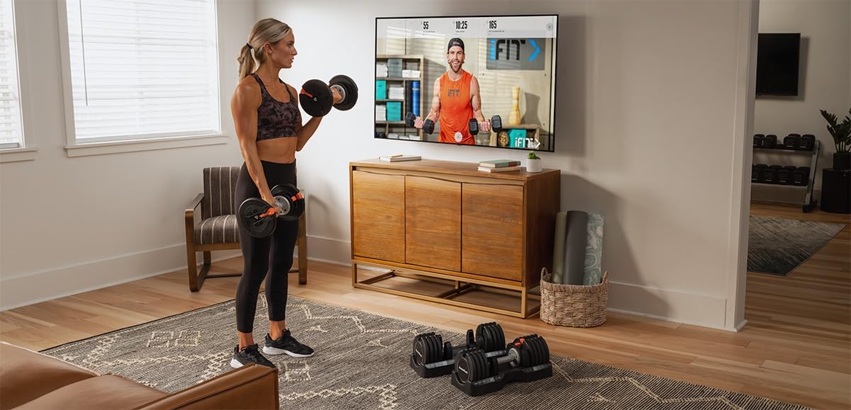 NordicTrack 25 kg Select-A-Weight Adjustable Dumbbell Set