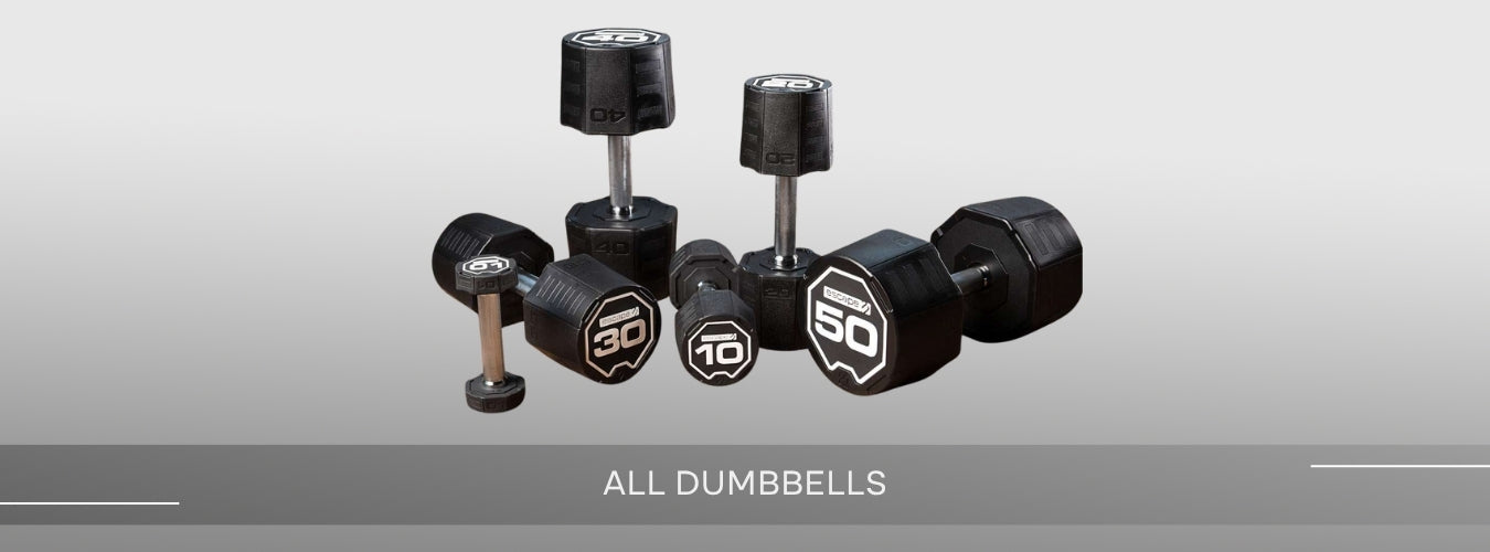 Dumbbells | Rubber, Hex, Circular, Urethane Banner