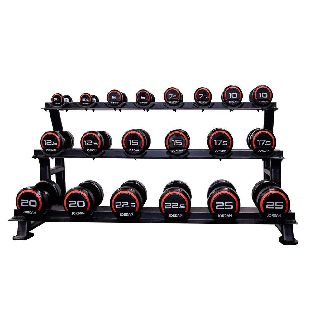 Jordan Dumbbell Rack  (10 Pair - 3 Tier)  