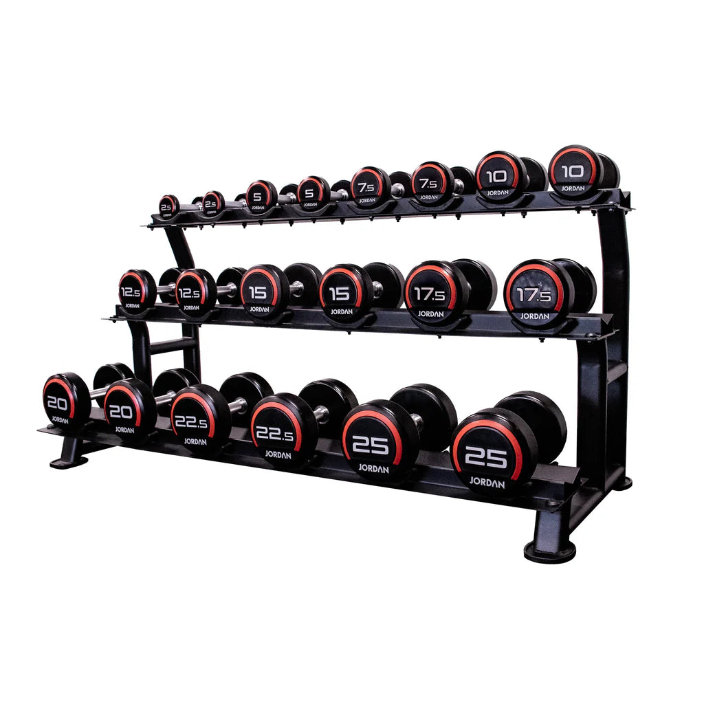 Jordan Dumbbell Rack  (10 Pair - 3 Tier)