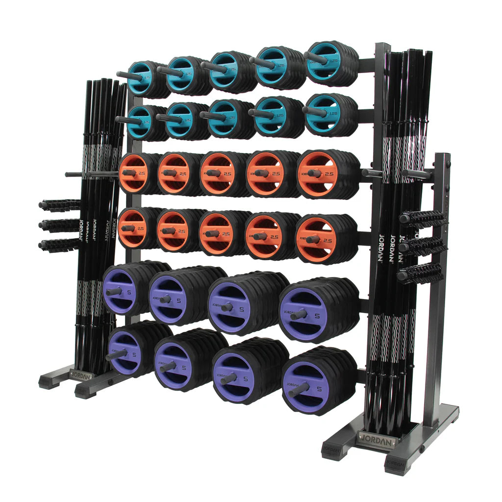 Jordan Studio Barbell Rack (Holds 30 Sets)