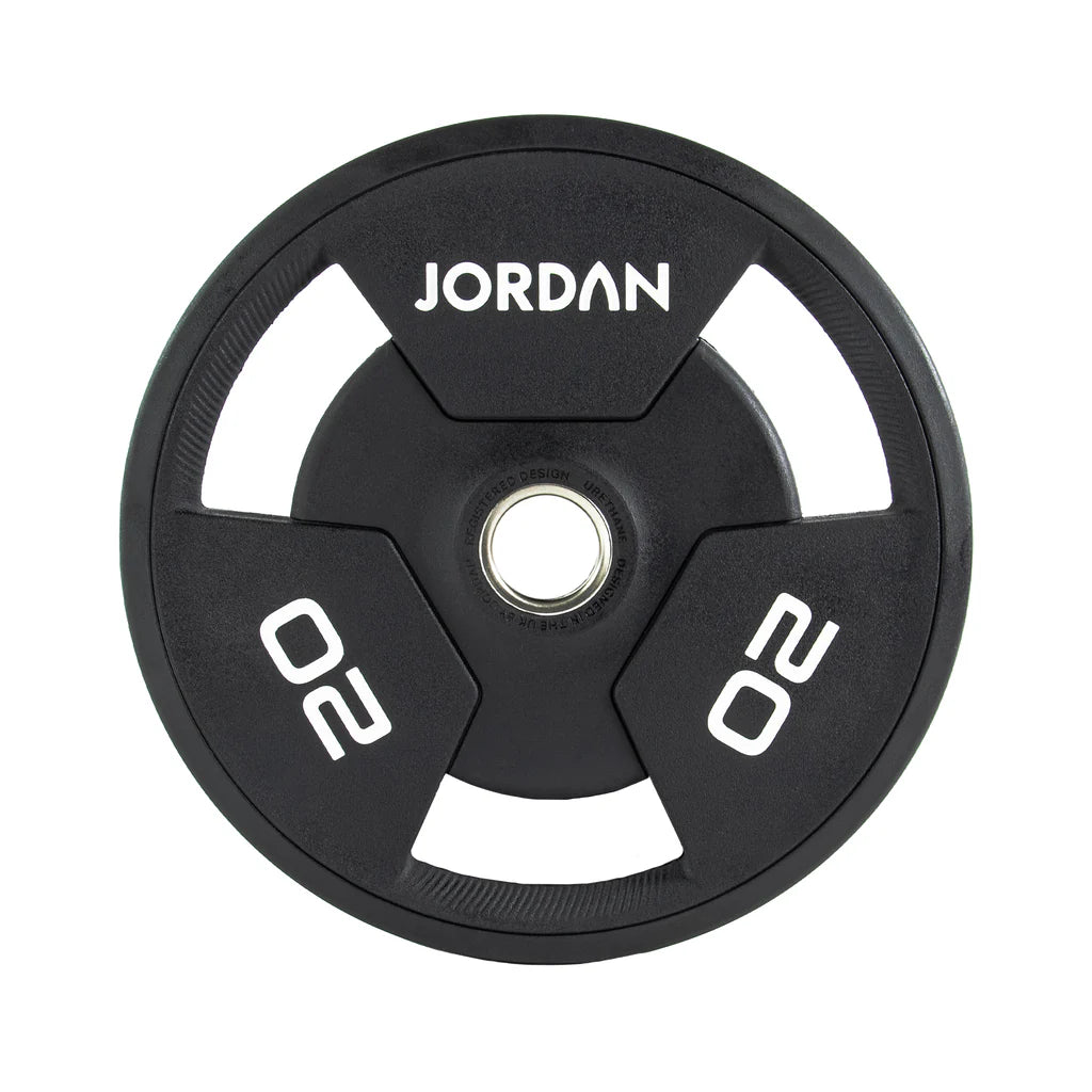 JORDAN Urethane Tri-Grip Olympic Plates