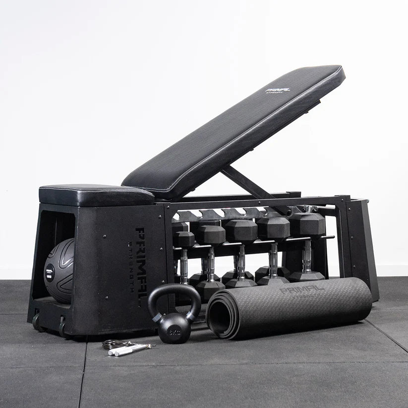 Primal Performance HIIT Gym Bench Package with Weights