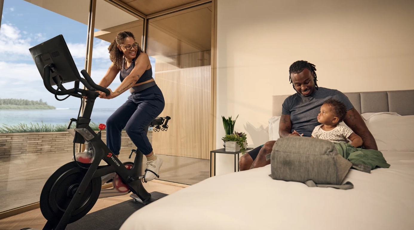 Peloton for our hotel gym designs