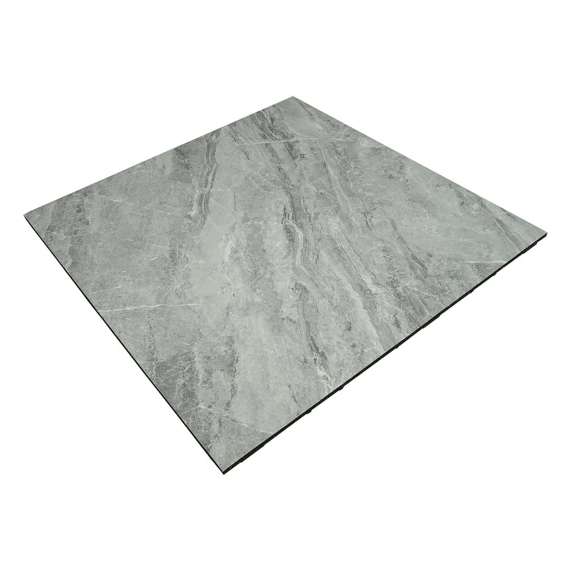 Primal Performance Series Marble Effect Grey Tile 20mm (1m x 1m) - INCLUDING CLIPS