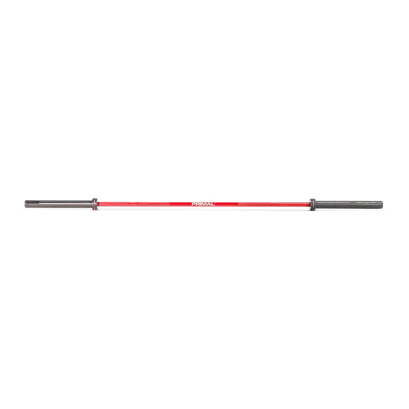 Primal Pro Series 8 Needle Dual Knurl 20kg Olympic Bar Teflon Coatin