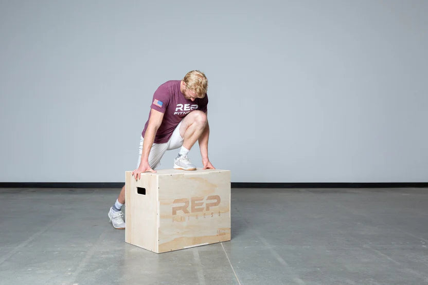 REP 3 in 1  Wood Plyo Boxes