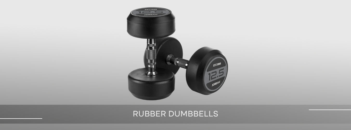 Rubber Dumbbells Banner