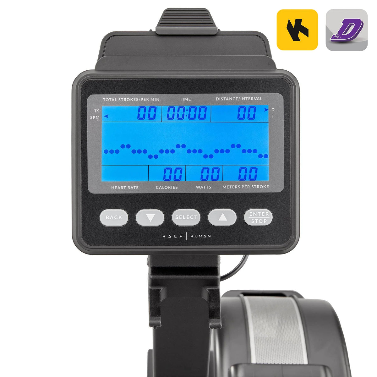 Half Human Air Rowing Machine