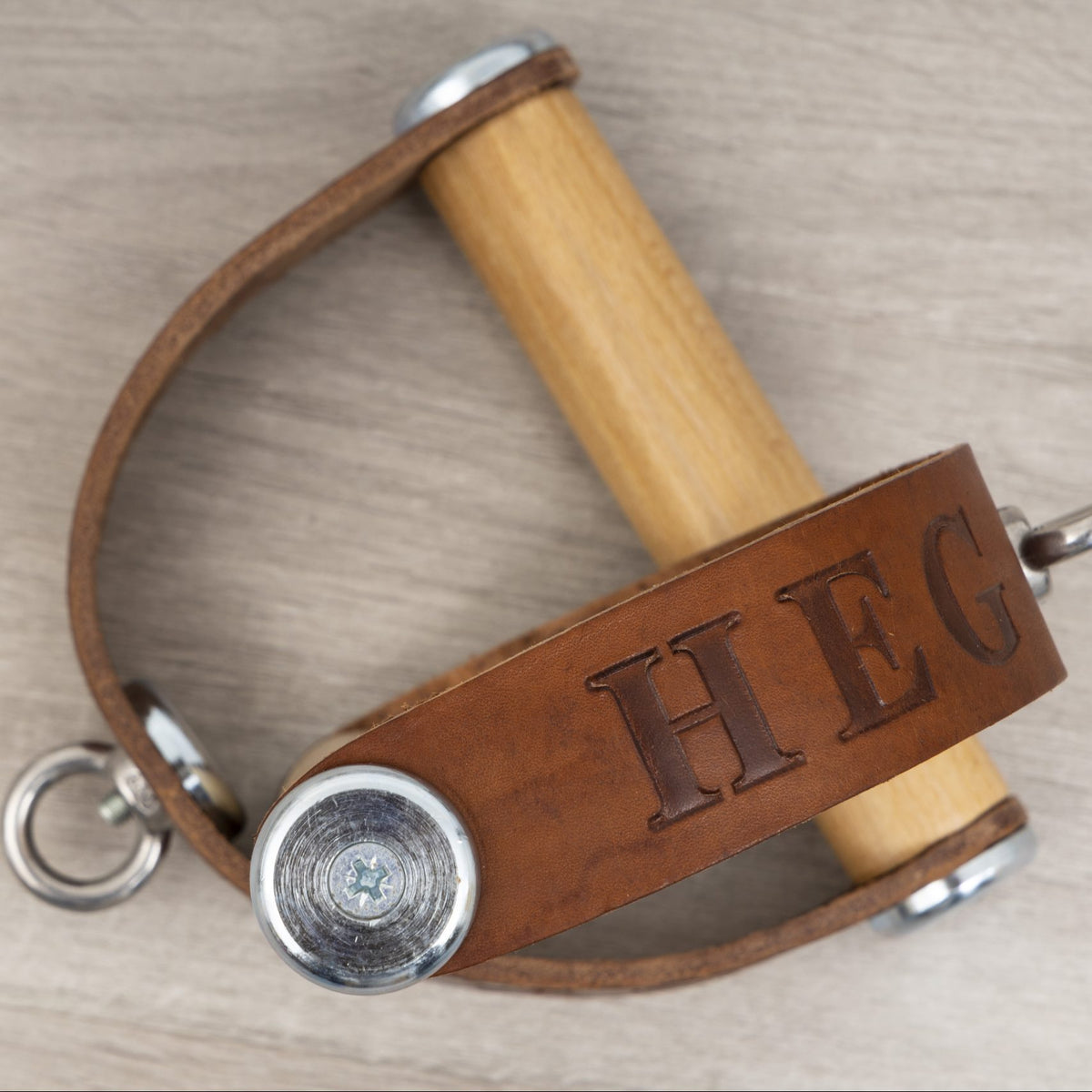 Hegren Talma Leather Wood Handles