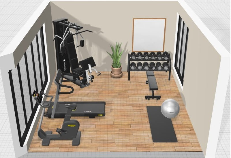 Technogym Home gym Design with unica  