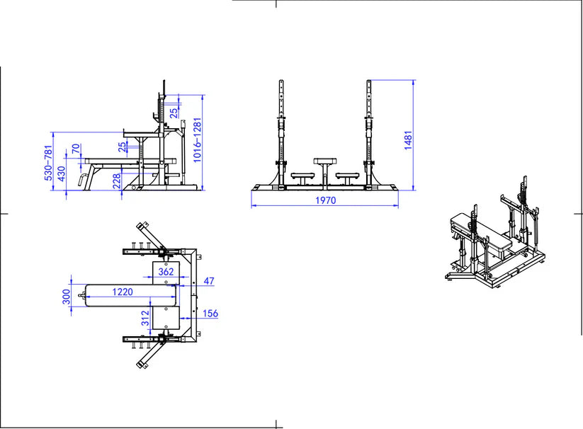 Primal Performance Series IPF Combo Bench