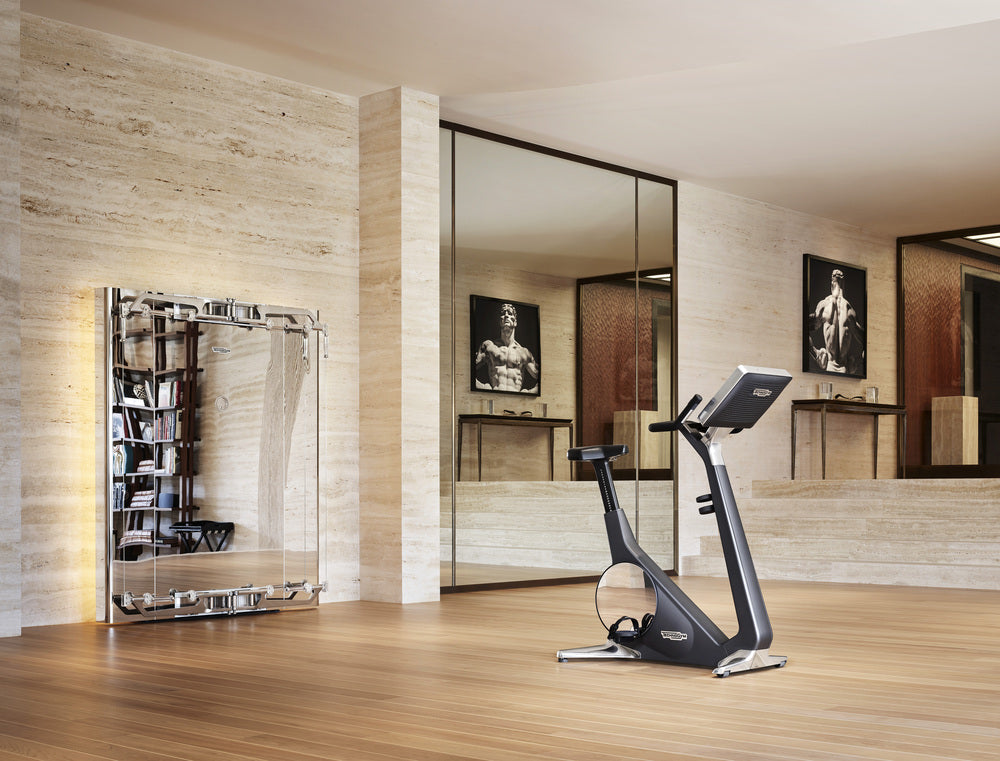 Mirrors for Luxury Home Gym Design ideas - Kinesis and Personal Bike