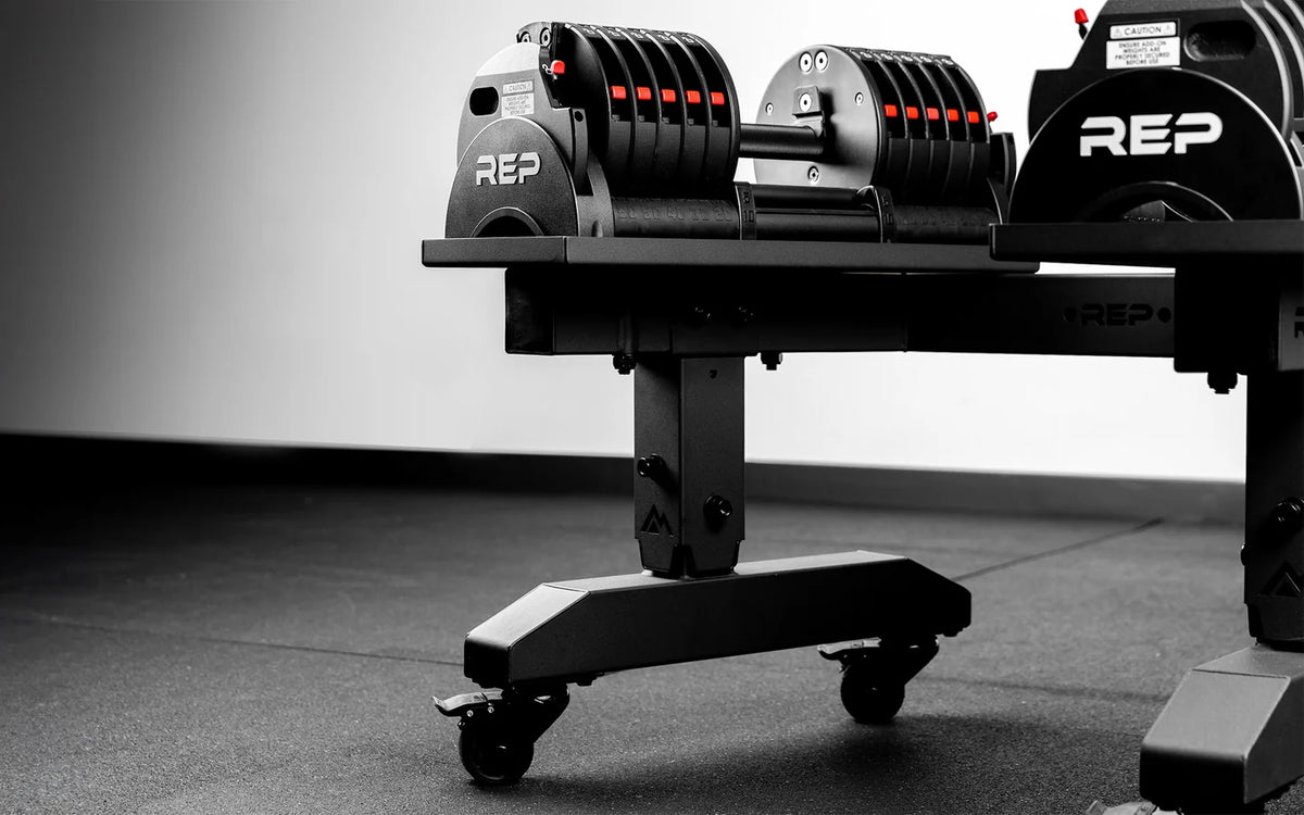 REP® Adjustable Dumbbell Stand - QuickDraw