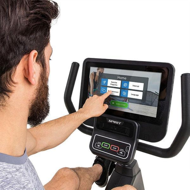 Spirit Fitness CR800ENT+ Recumbent Exercise Bike