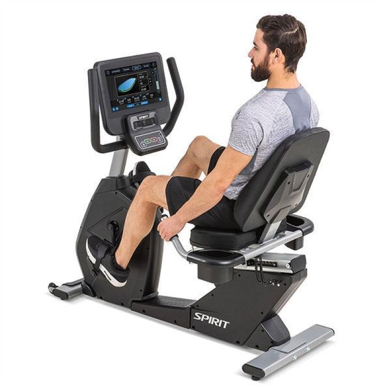 Spirit Fitness CR800ENT+ Recumbent Exercise Bike