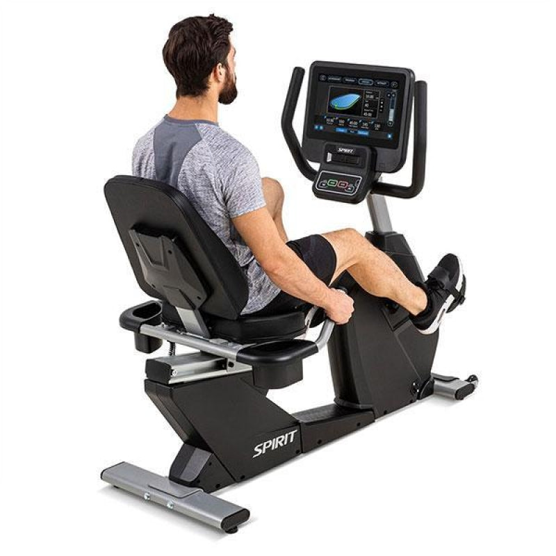 Spirit Fitness CR800ENT+ Recumbent Exercise Bike