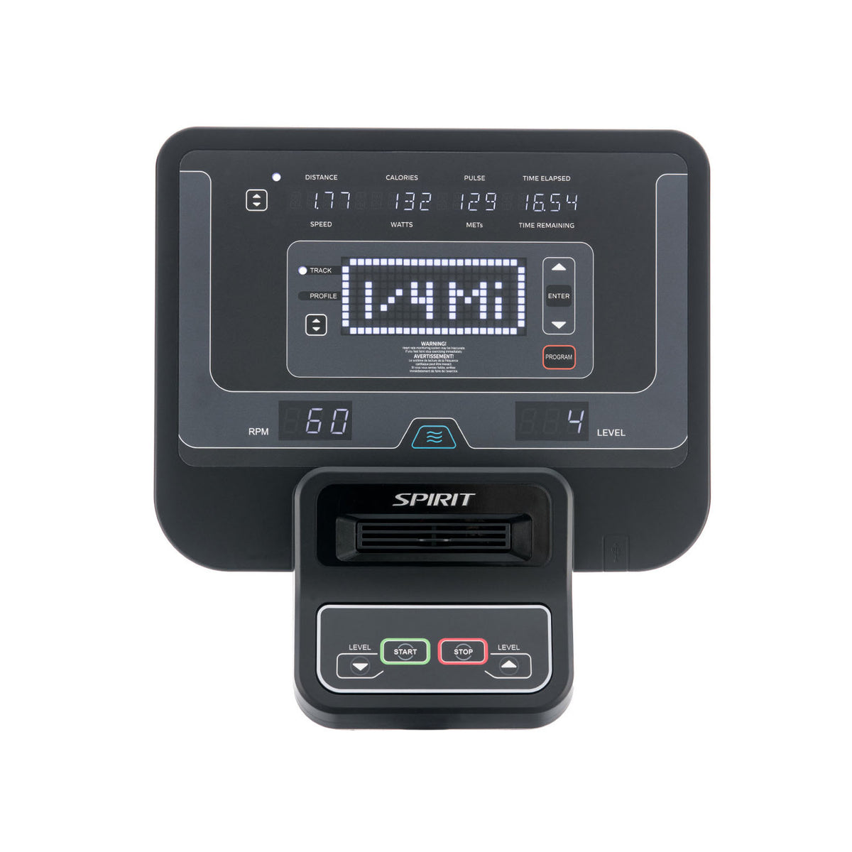 Spirit Fitness CU800+ Upright Bike