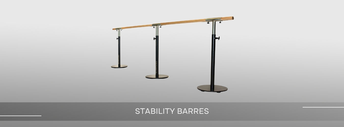 Stability Barres | Ballet Barre for Home & Studio - Freestanding & Wall-Mounted Banner
