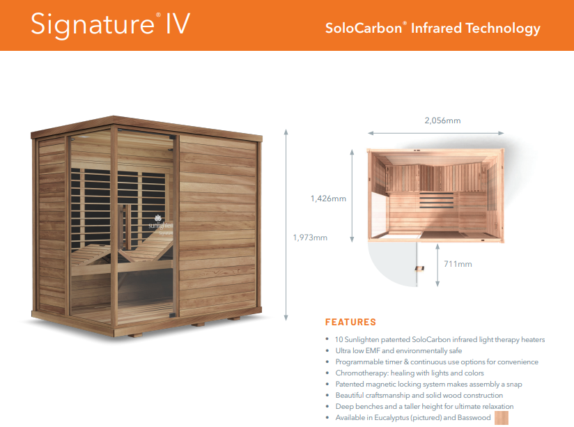 Sunlighten Signature Infrared Sauna