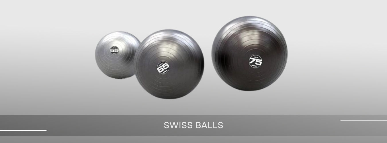 Swiss Balls & Stability Balls | Anti-Burst Gym Balls 55-75cm Banner