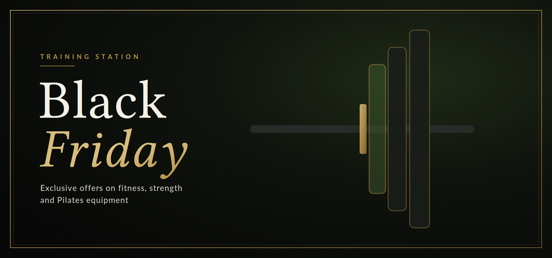 Special Gym Equipment Promotions Banner