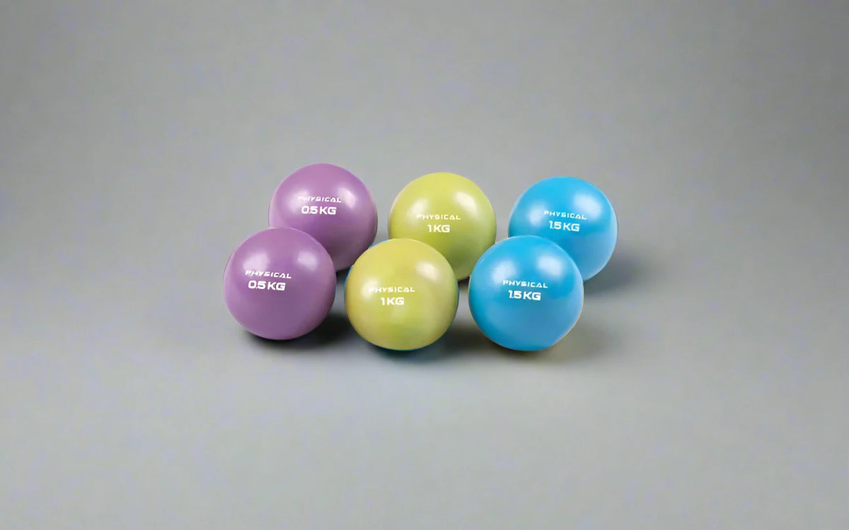 Physical Weighted Soft Pilates Balls
