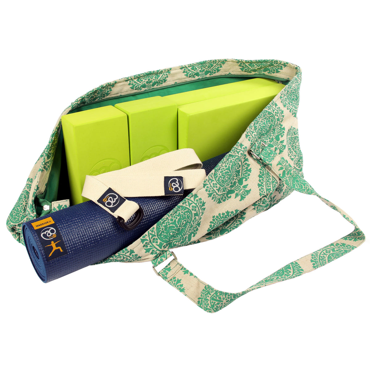 Palmette Leaf Yoga Kit Bag