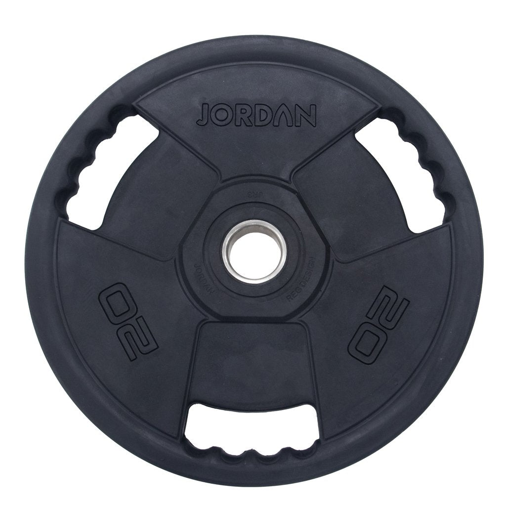 Jordan 200kg Classic Rubber Olympic Disc Set with Weight Tree