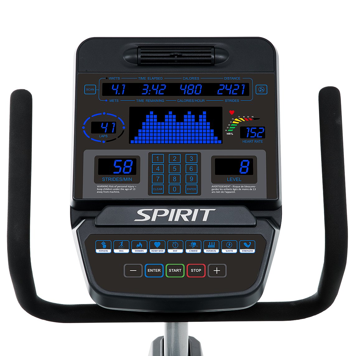 Spirit Fitness CR900 Recumbent Cycle