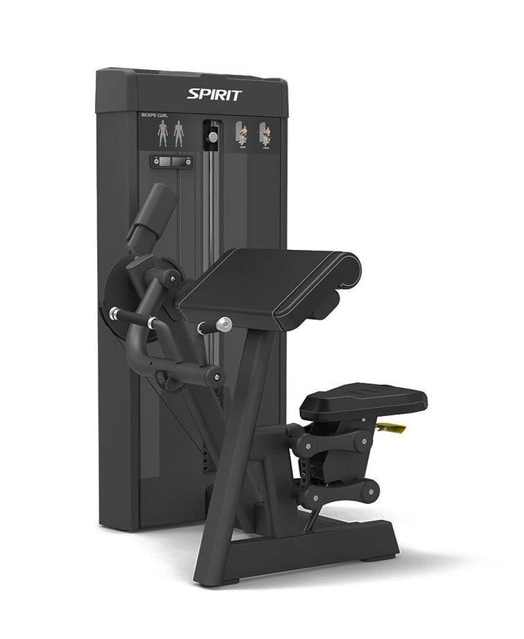 Spirit 43 Pin Select Biceps Curl Machine  