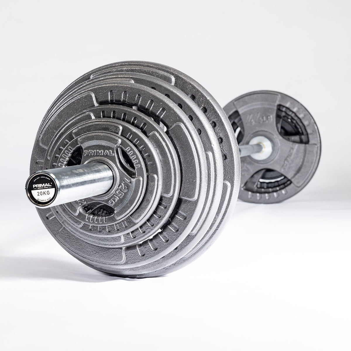 Primal Personal Series 100kg Cast Iron Olympic Weight Kit