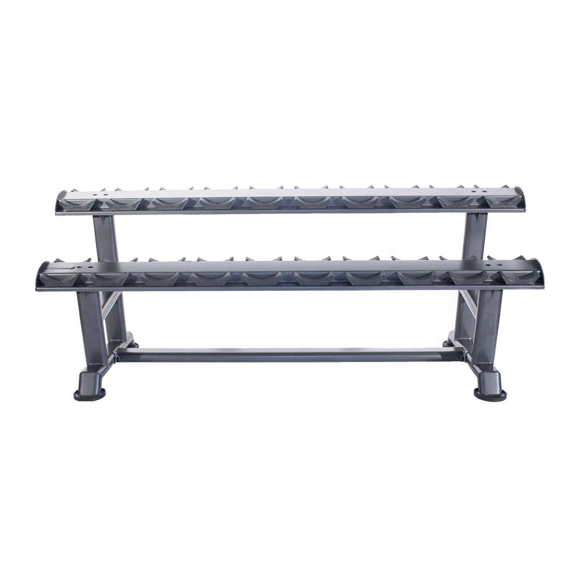 Physical Company 10 Pair Horizontal Dumbbell Saddle Rack (Empty)