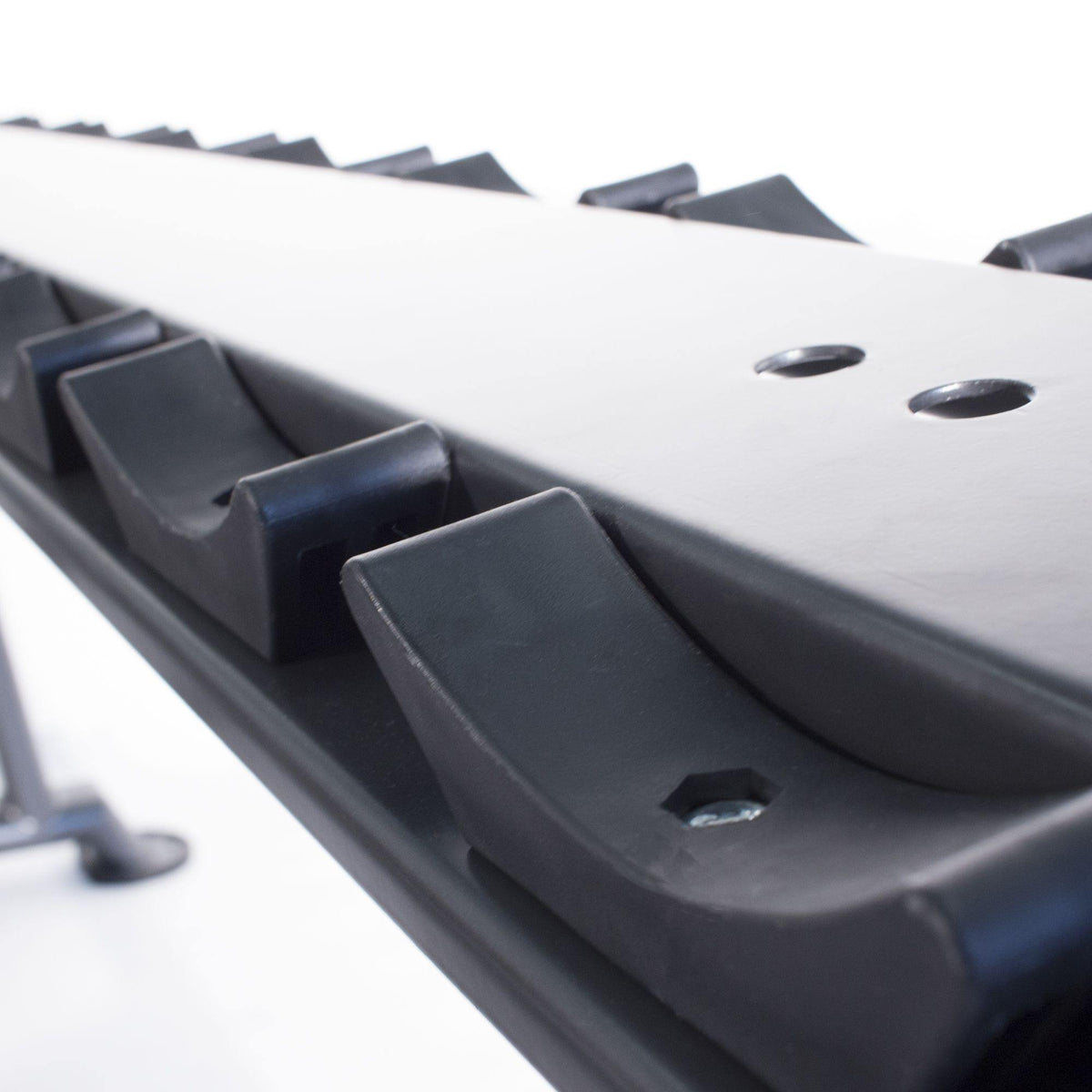 Physical Company 10 Pair Horizontal Dumbbell Saddle Rack (Empty)