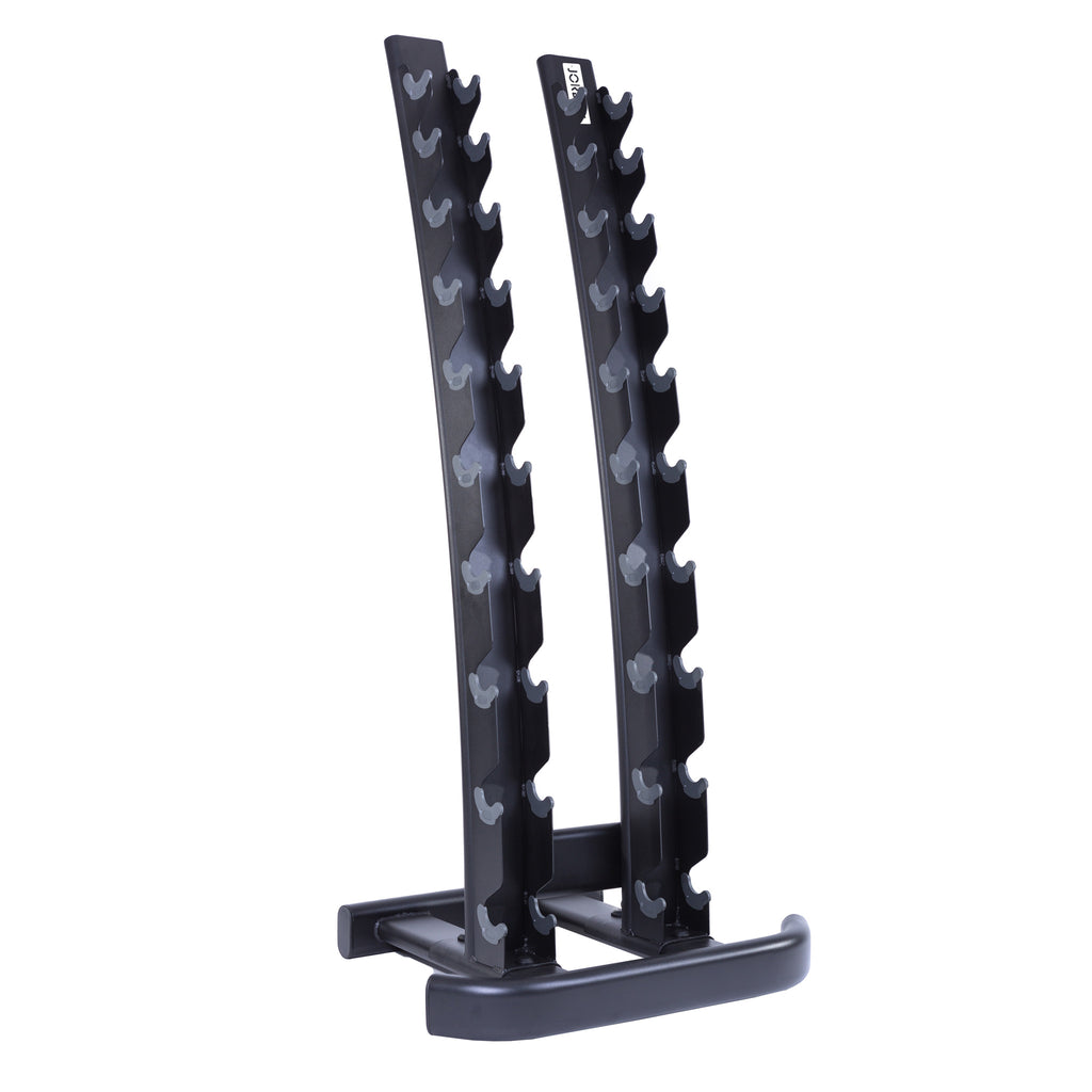 Jordan Classic Rubber Grey Dumbbell set 1-10kg with Rack