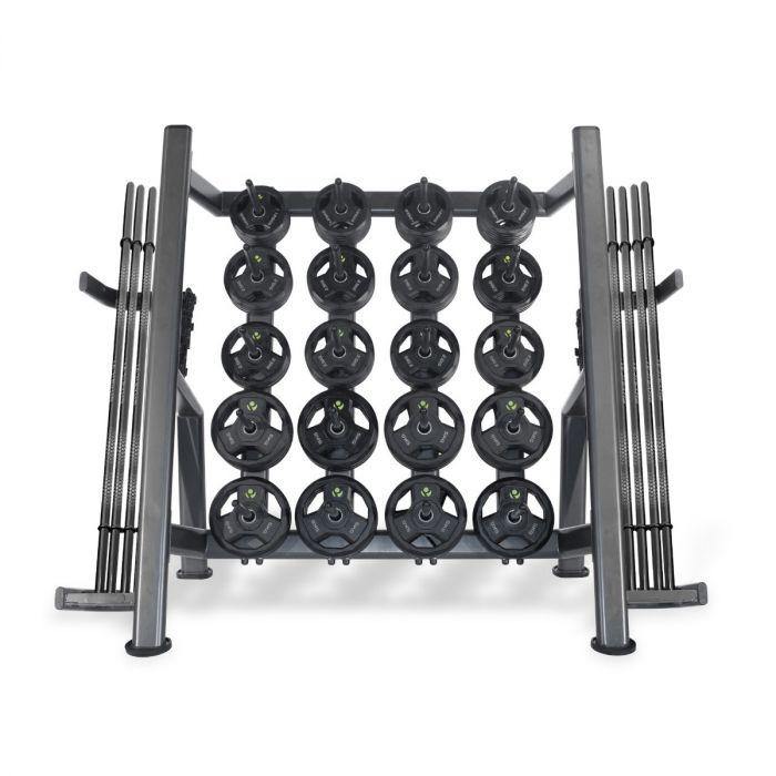 Physical Company PU Studio Barbell Sets with Rack (30 sets)  