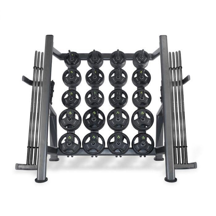 Physical Company PU Studio Barbell Sets with Rack (30 sets)