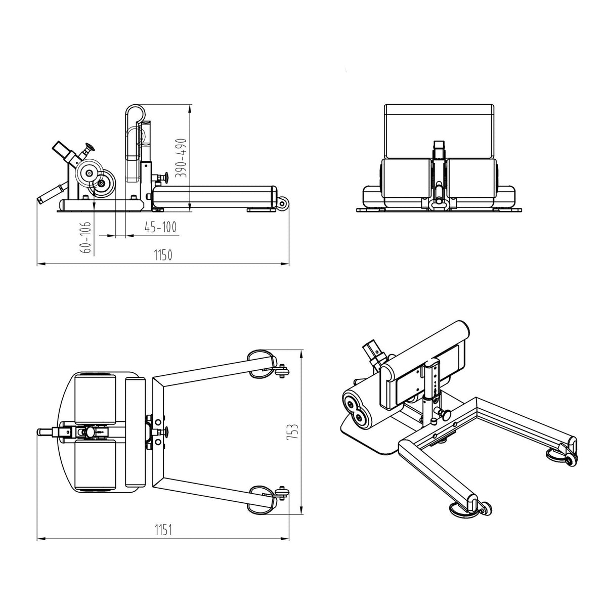 Primal Performance Series Commercial Sissy Squat